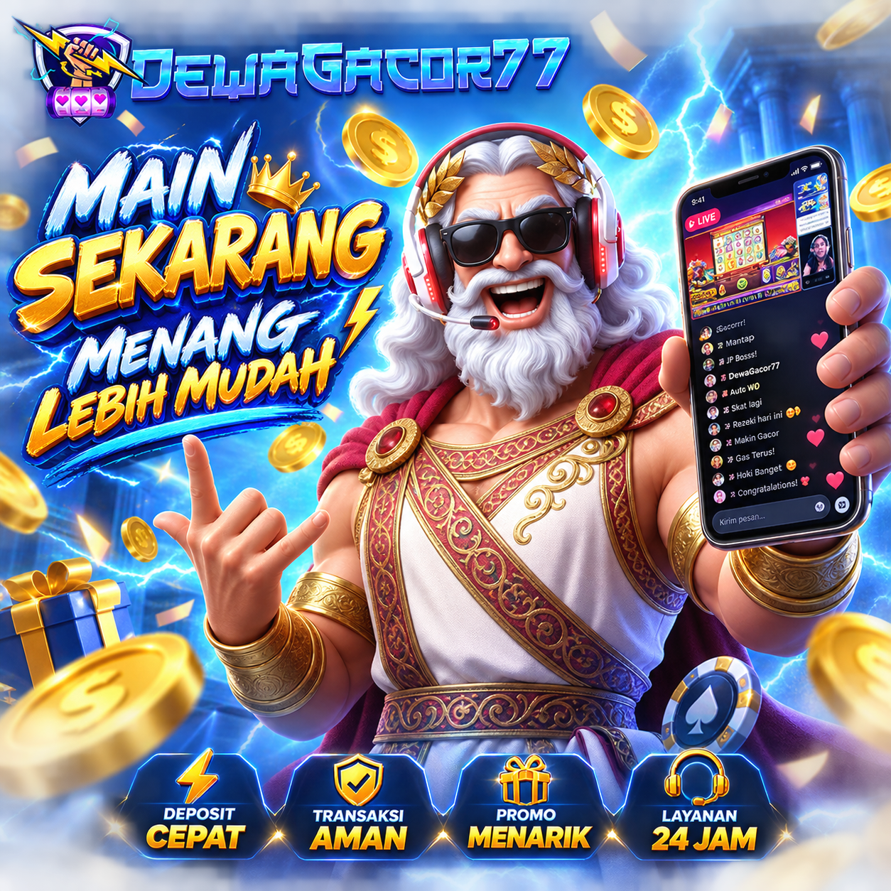DEWAGACOR77 banner